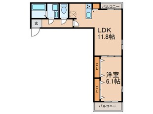 グレース豊中の物件間取画像